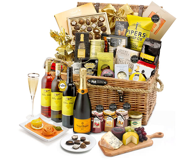 Thank You Kingham Hamper With Veuve Clicquot Champagne